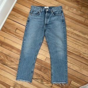 Agolde cropped jeans size 28